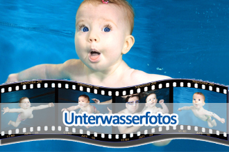 Babyschwimmen Unterwasserfotos